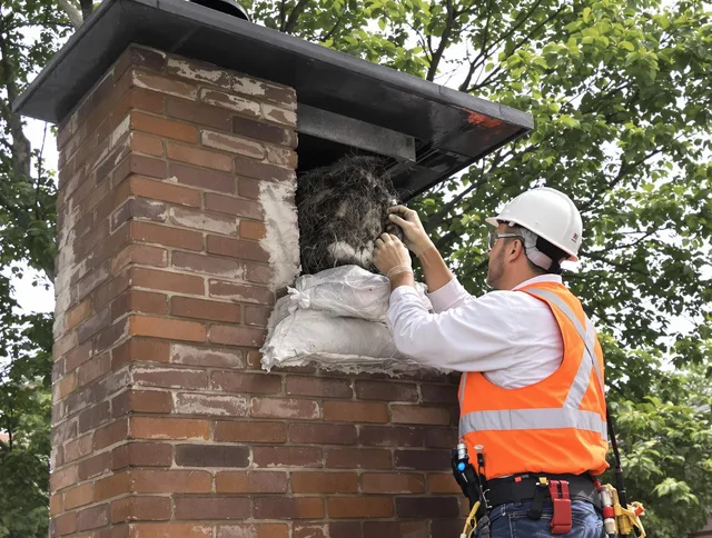 Humane removal of debris and animals by Mayfield Heights Chimney Sweep in Mayfield Heights, OH