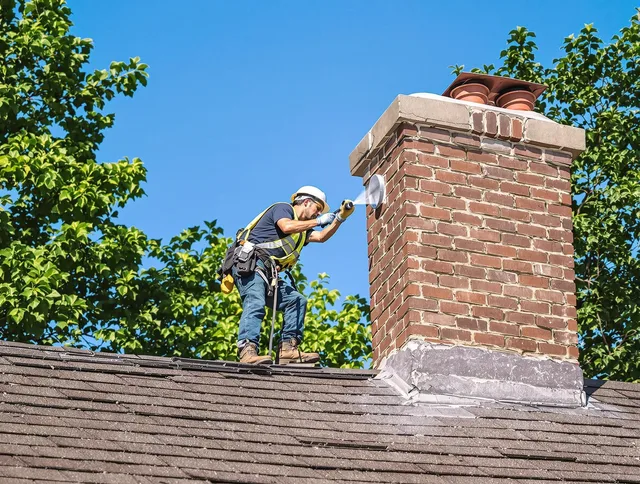Mayfield Heights Chimney Sweep performing an inspection with advanced tools in Mayfield Heights, OH