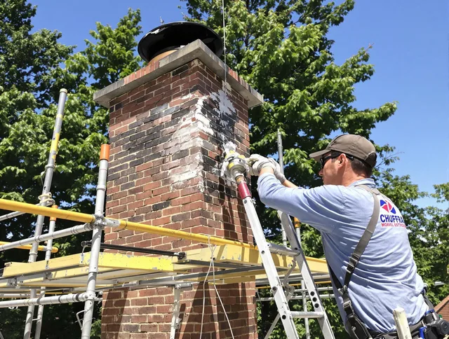 Structural chimney repair by Mayfield Heights Chimney Sweep in Mayfield Heights, OH