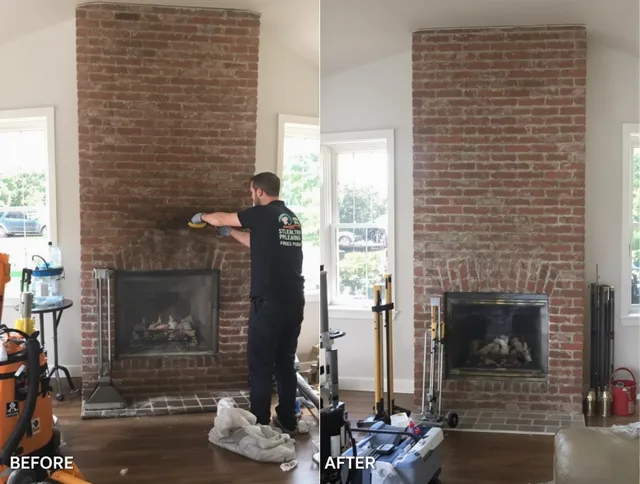 Finished chimney sweeping service by Mayfield Heights Chimney Sweep in Mayfield Heights, OH